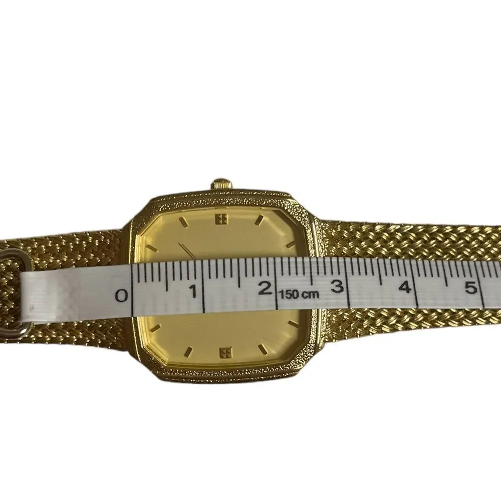 Vintage BULOVA QUARTZ 1985 DIAMOND MENS WRISTWATCH